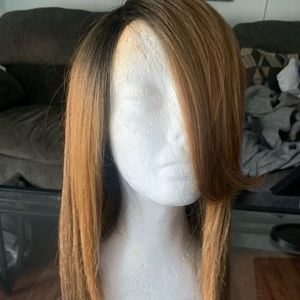 Shoulder length Brown Wig